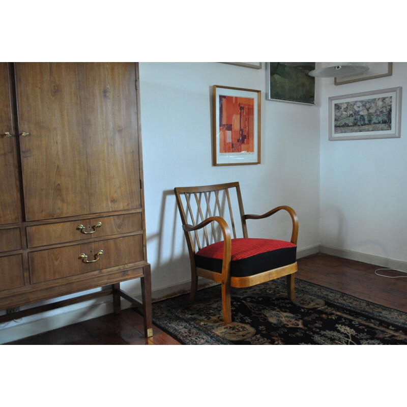 Vintage Danish cabinetmaker armchair - 1940s