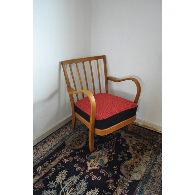 Vintage Danish cabinetmaker armchair - 1940s