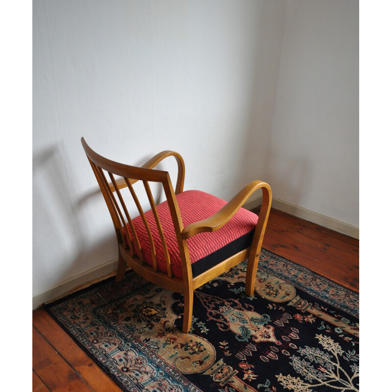 Vintage Danish cabinetmaker armchair - 1940s