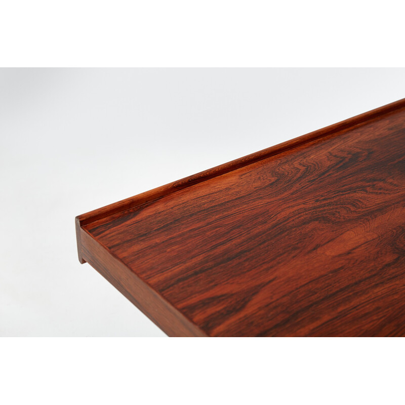 Vintage rosewood "Krobo" bench by Torbjorn Afdal for Bruksbo - 1960s