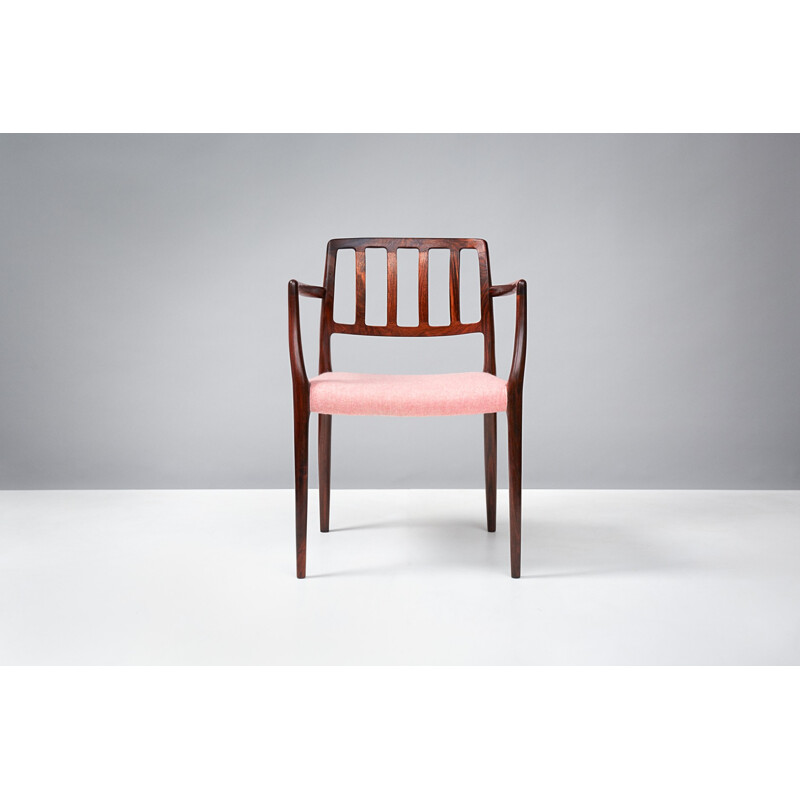 Vintage rosewood armchair by Niels Moller for JL Moller Mobelfabrik - 1970s