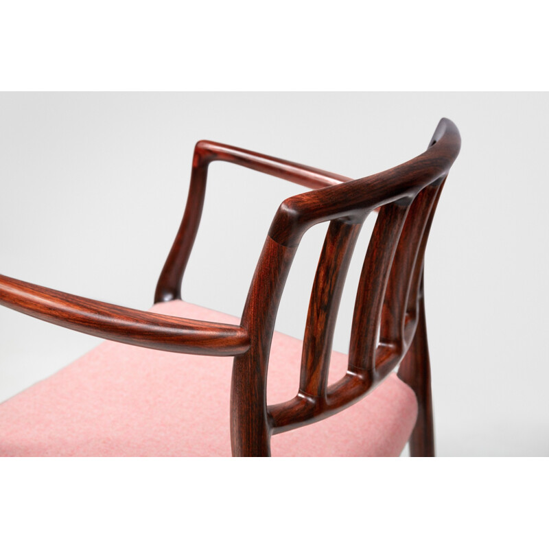Vintage rosewood armchair by Niels Moller for JL Moller Mobelfabrik - 1970s