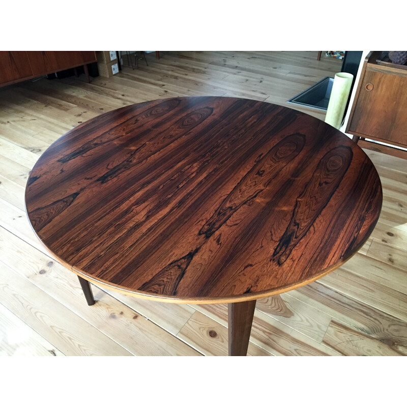 Rosewood Danish table, Gunni OMANN - 1970s 