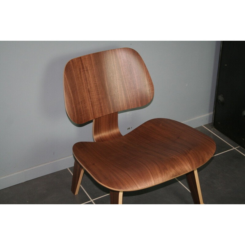 Vintage walnut LCW Chair by Charles & Ray Eam for Herman Miller - 2000