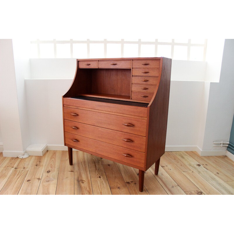 Danish teak secretary - 1960