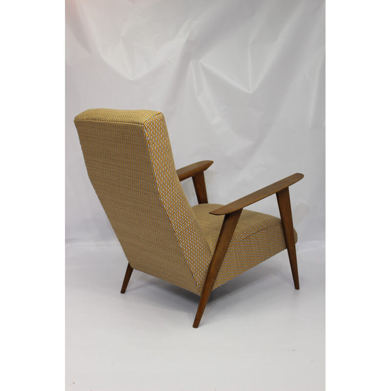Scandinavian Yellow Vintage armchair - 1950s