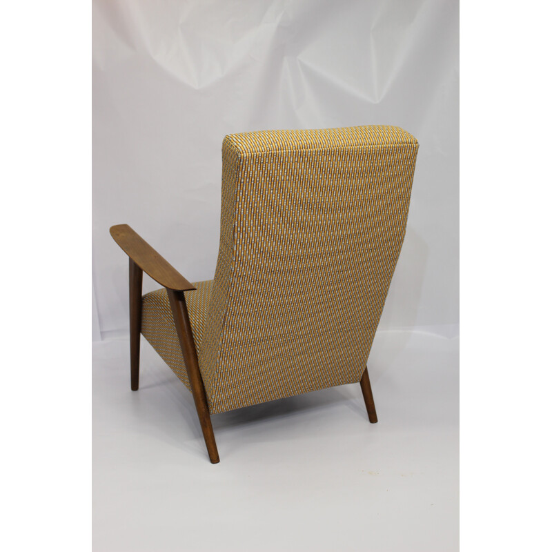 Scandinavian Yellow Vintage armchair - 1950s