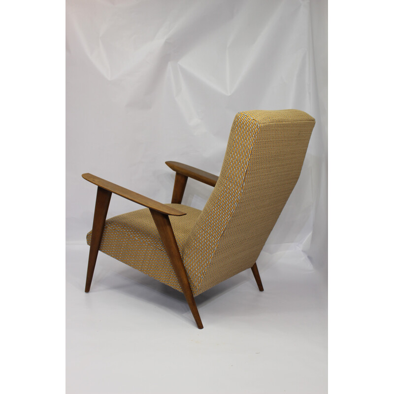 Scandinavian Yellow Vintage armchair - 1950s