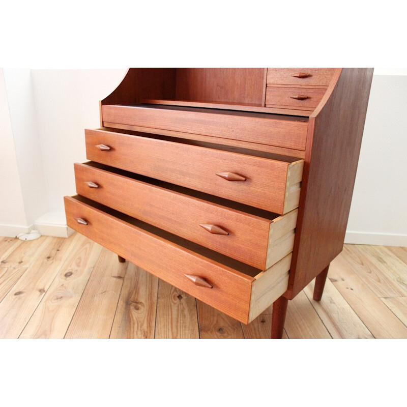 Danish teak secretary - 1960