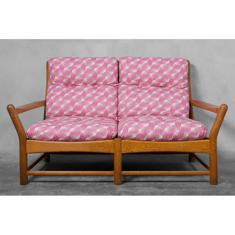 Vintage Danish Teak 2-Seater Sofa - 1950s