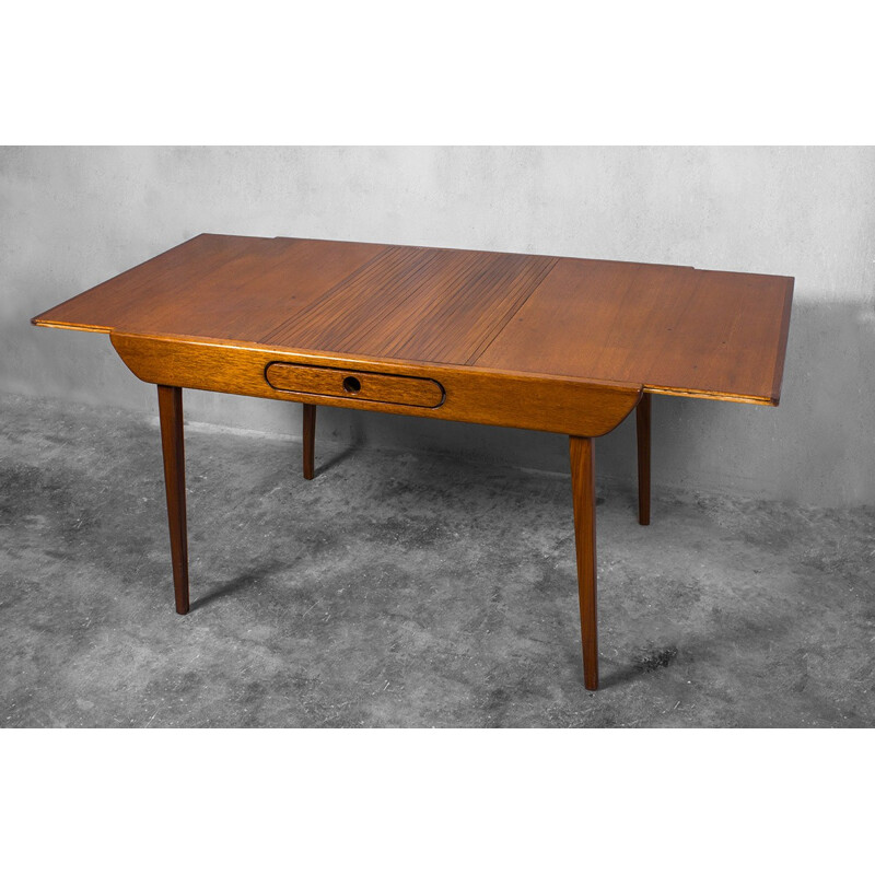 Vintage Extendable Dining Table by Louis van Teeffelen for Wébé - 1960s