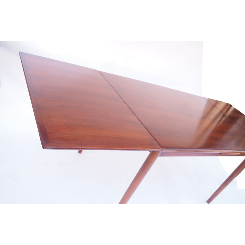 Dining Table with 2 Extensions in Rio Rosewood - 1950s