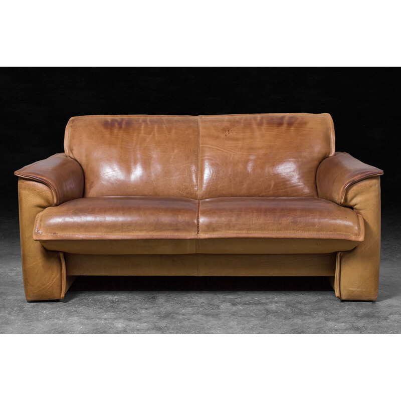 2.5-Seater Sofa in Neck Leather from Leolux - 1970s 