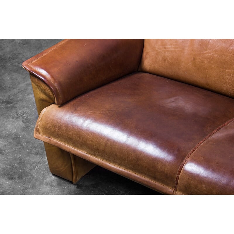 2.5-Seater Sofa in Neck Leather from Leolux - 1970s 