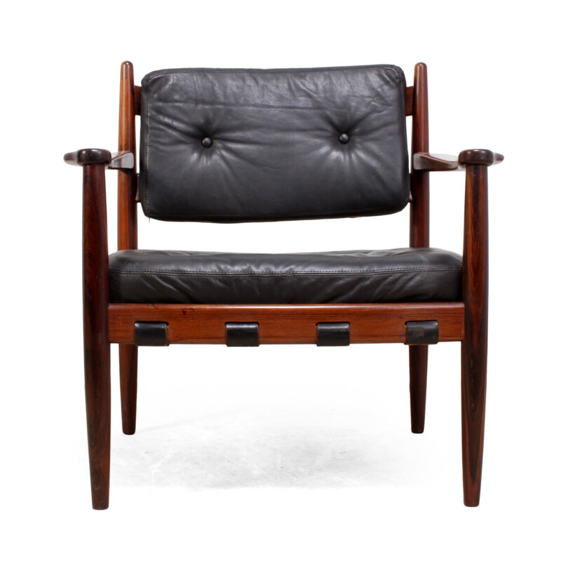 Lounge Chair "Cadett"  in rosewood by Eric Merthen - 1960s