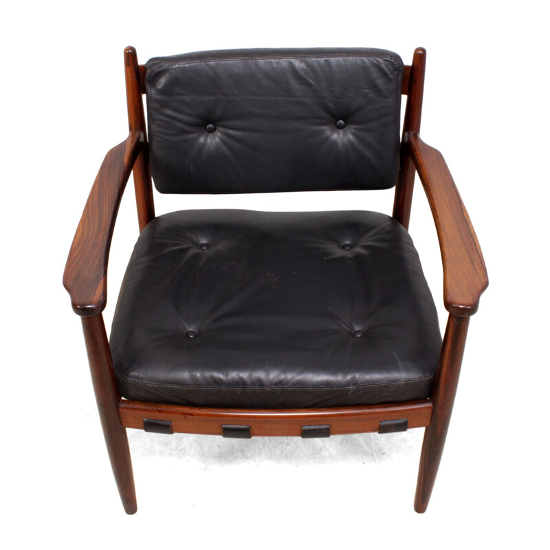 Lounge Chair "Cadett"  in rosewood by Eric Merthen - 1960s