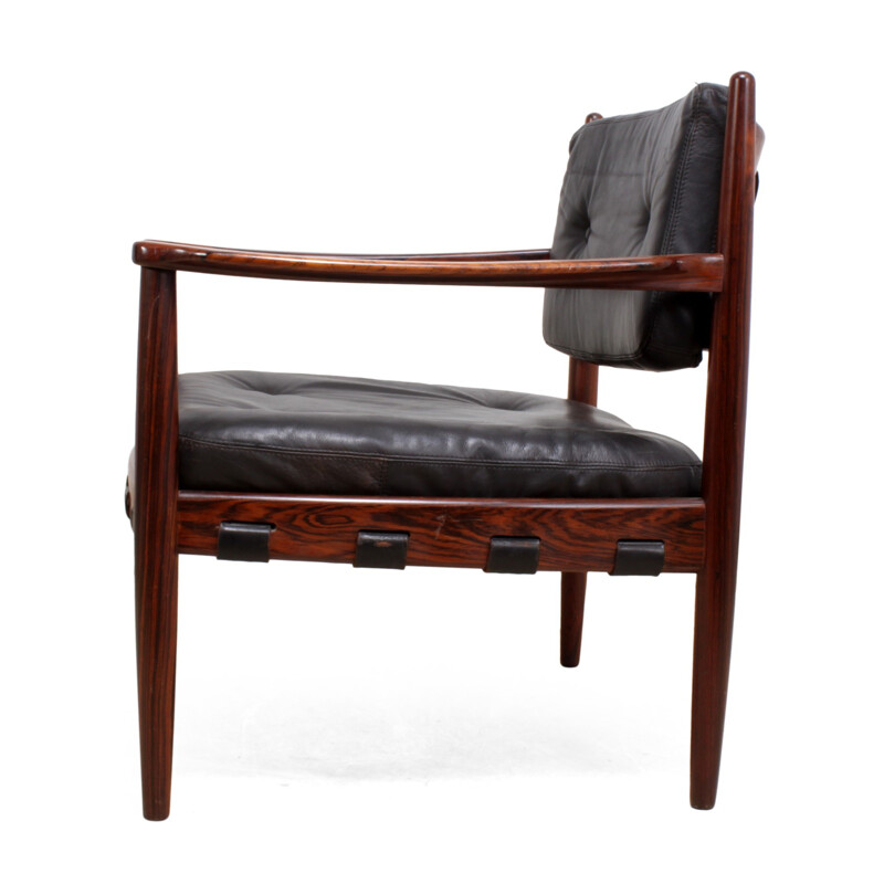 Lounge Chair "Cadett"  in rosewood by Eric Merthen - 1960s