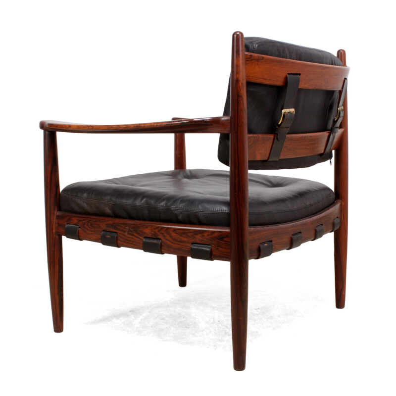 Fauteuil Lounge "Cadett" en Palissandre par Eric Merthen - 1960