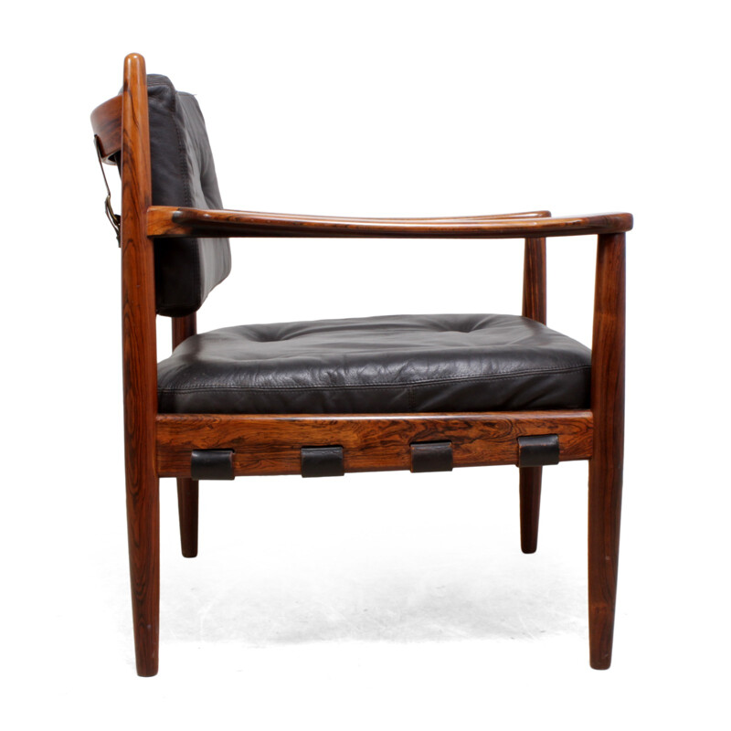 Fauteuil Lounge "Cadett" en Palissandre par Eric Merthen - 1960