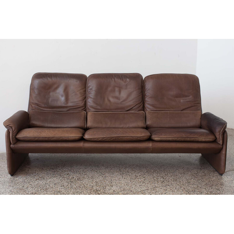 Set of 3-Seater, 2-seater Sofa & fauteuil "Model DS61" by De Sede - 1960s