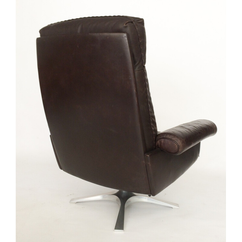 Vintage DS 31 Lounge Chair & Ottoman by De Sede - 1970s