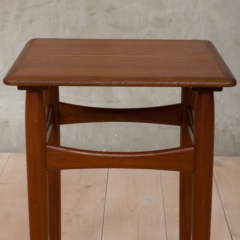 Set of 3 vintage scandinavian nesting tables - 1960s