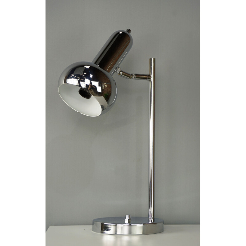 Vintage articulated lamp in chromed metal - 1950s