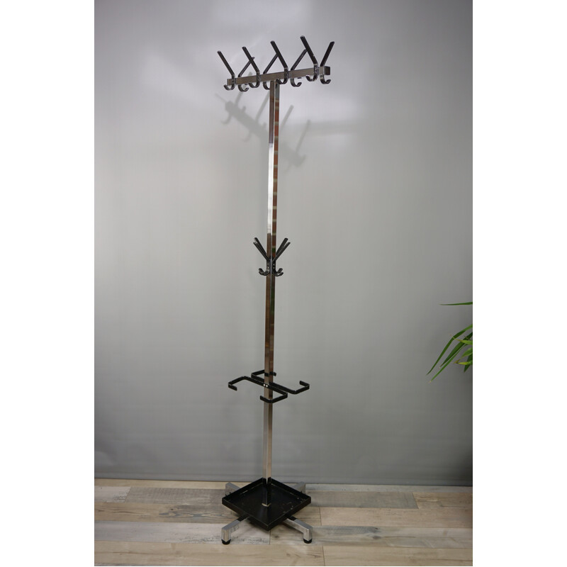 Vintage coat rack in metal - 1960s