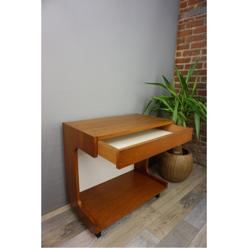 Vintage storage cabinet in teak - 1950s