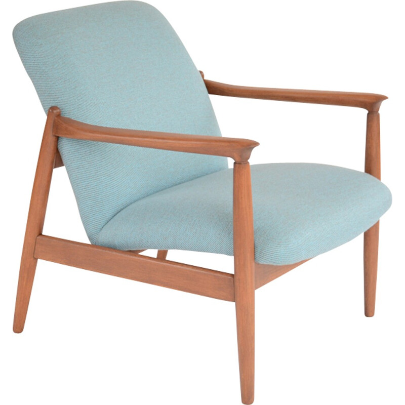 Blue "GMF-64" armchairs by Edmund Homa - 1960s