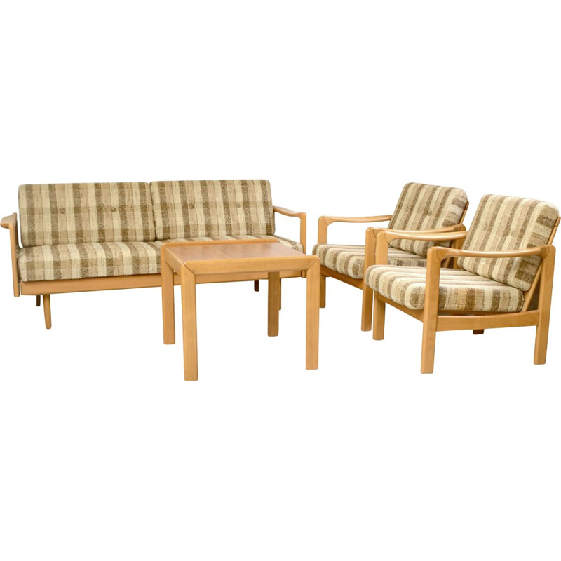 Vintage scandinavian living room set - 1960s