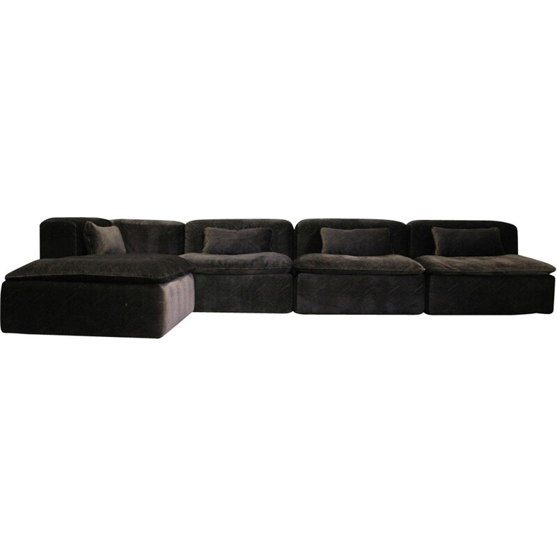 WK Wohnen WK 550 Lounge Sofa by Ernst Martin Dettinger - 1970s