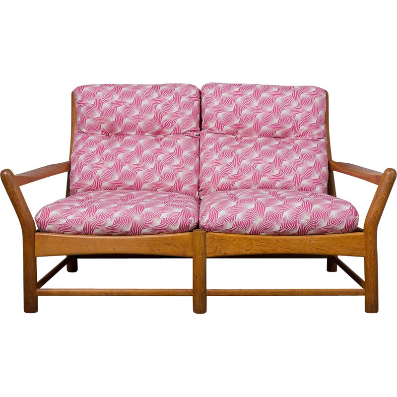 Vintage Danish Teak 2-Seater Sofa - 1950s