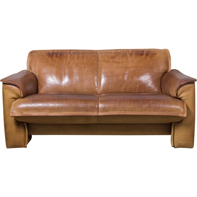 2.5-Seater Sofa in Neck Leather from Leolux - 1970s 