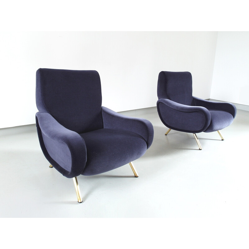 Pair of Lady Chairs by Marco Zanuso for Arflex - 1951