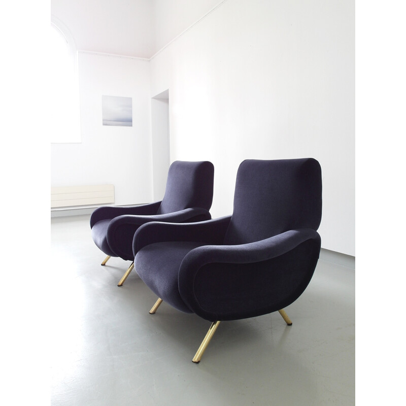 Pair of Lady Chairs by Marco Zanuso for Arflex - 1951