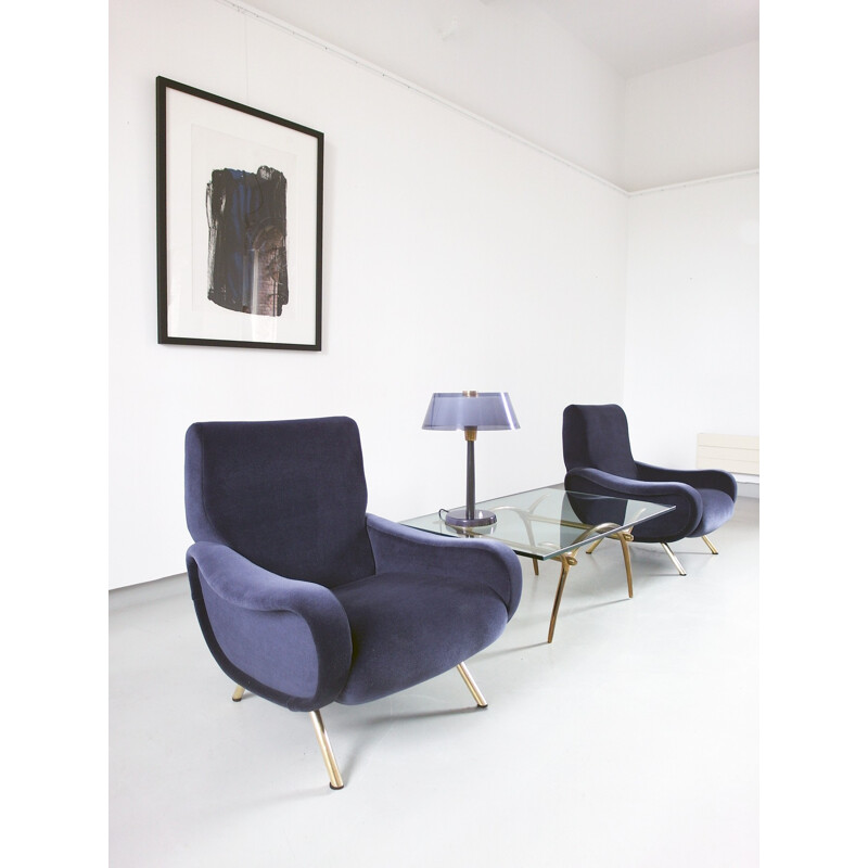 Pair of Lady Chairs by Marco Zanuso for Arflex - 1951