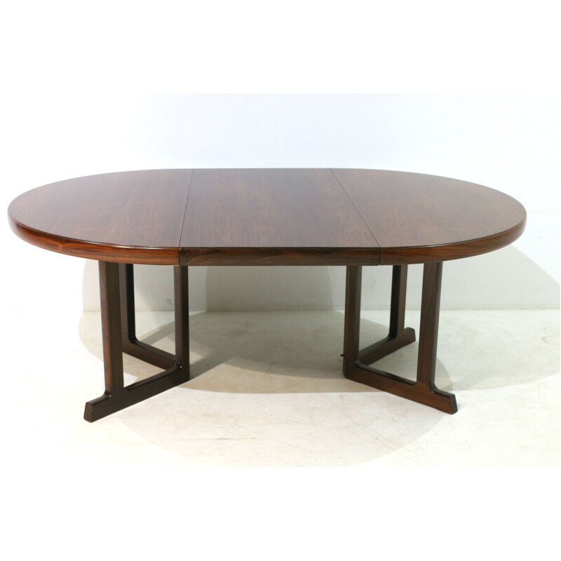 Rosewood Veneer Dining Table by Johannes Andersen - 1960s