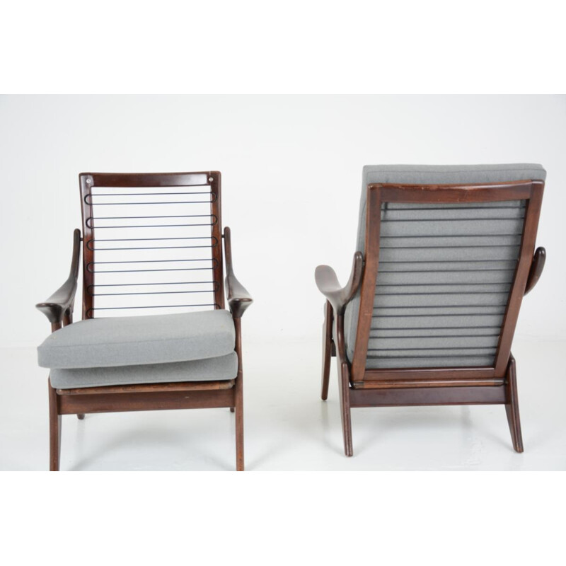 Pair of armchairs by De Ster Gelderland - 1950s