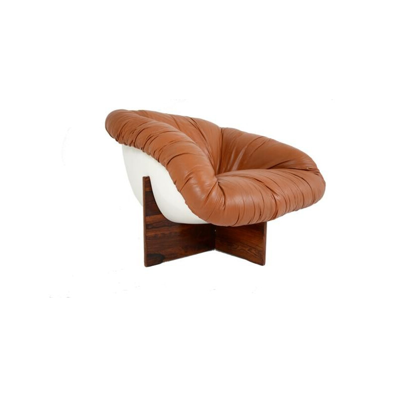 Fauteuil vintage brésilien de Percival Lafer - 1970