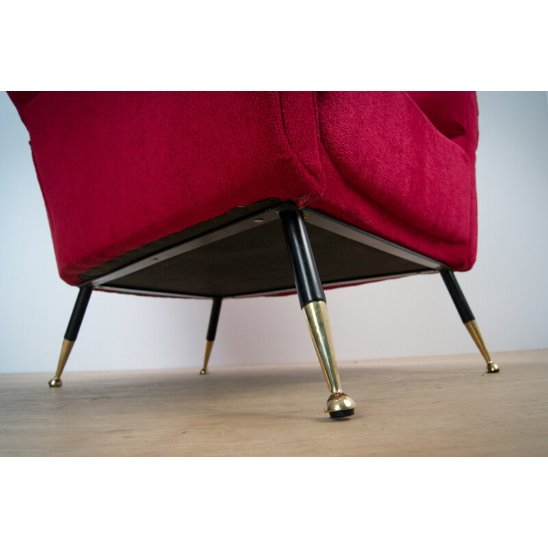 Suite de 2 fauteuils vintage par Gigi Radice pour Minotti, Italie - 1960