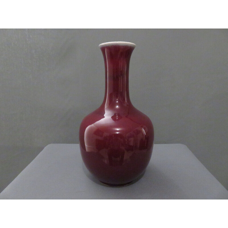 Vintage ceramic vase by Pol Chambost, 1970