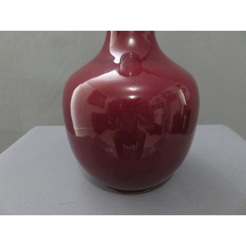 Vintage ceramic vase by Pol Chambost, 1970