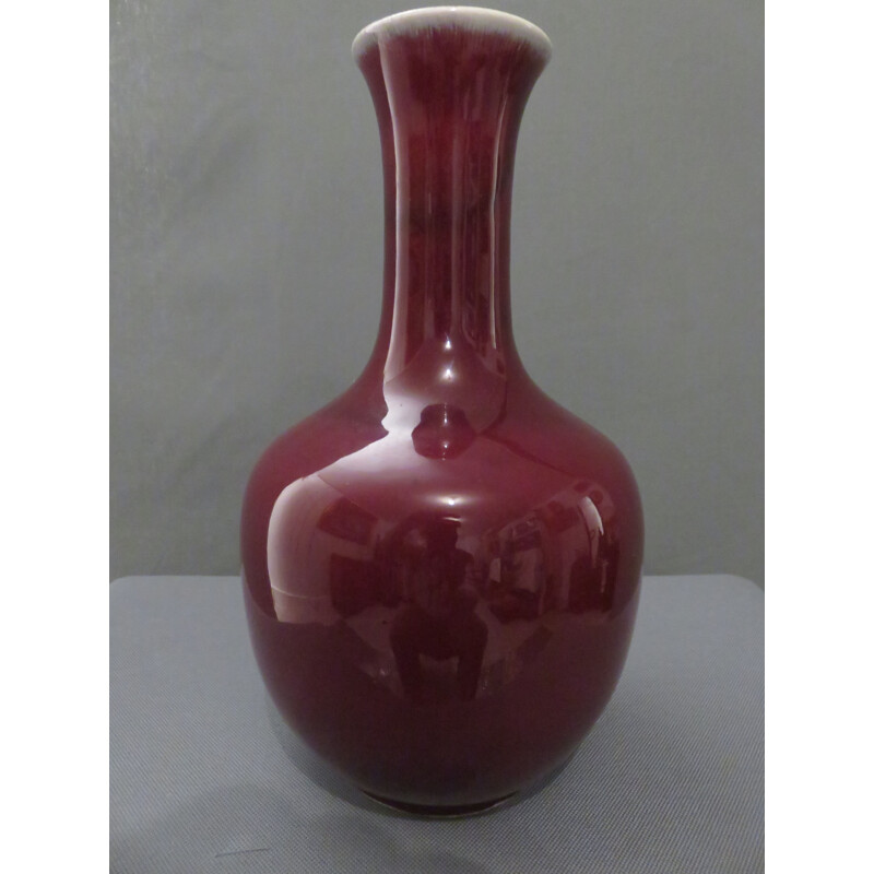 Vintage ceramic vase by Pol Chambost, 1970