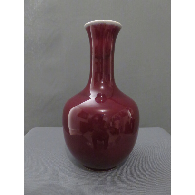 Vintage ceramic vase by Pol Chambost, 1970