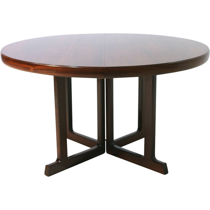 Rosewood Veneer Dining Table by Johannes Andersen - 1960s