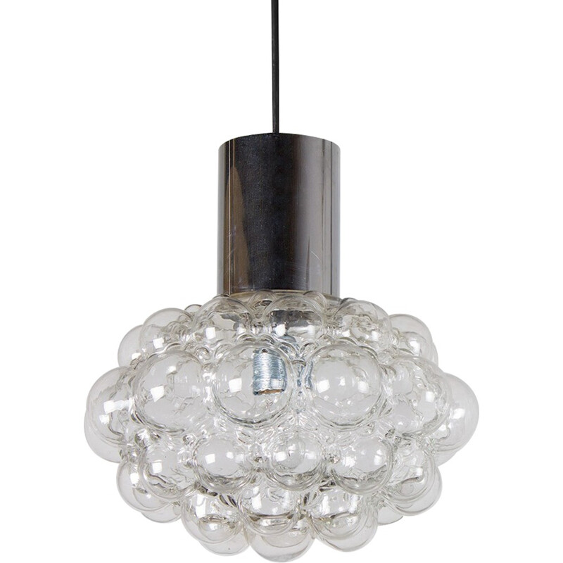Vintage Bubble Glass Lamp by Helena Tynell & Heinrich Gantenbrink for Limburg - 1960s