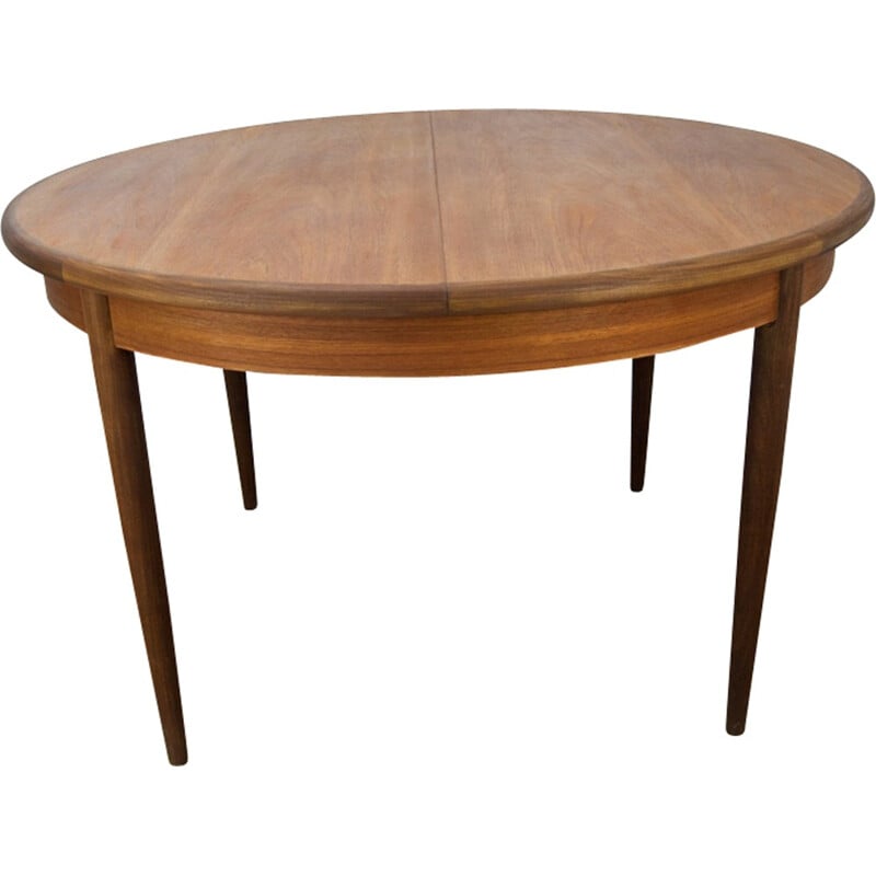 Table à Repas Vintage Extensible Ovale en Teck de G-Plan - 1960