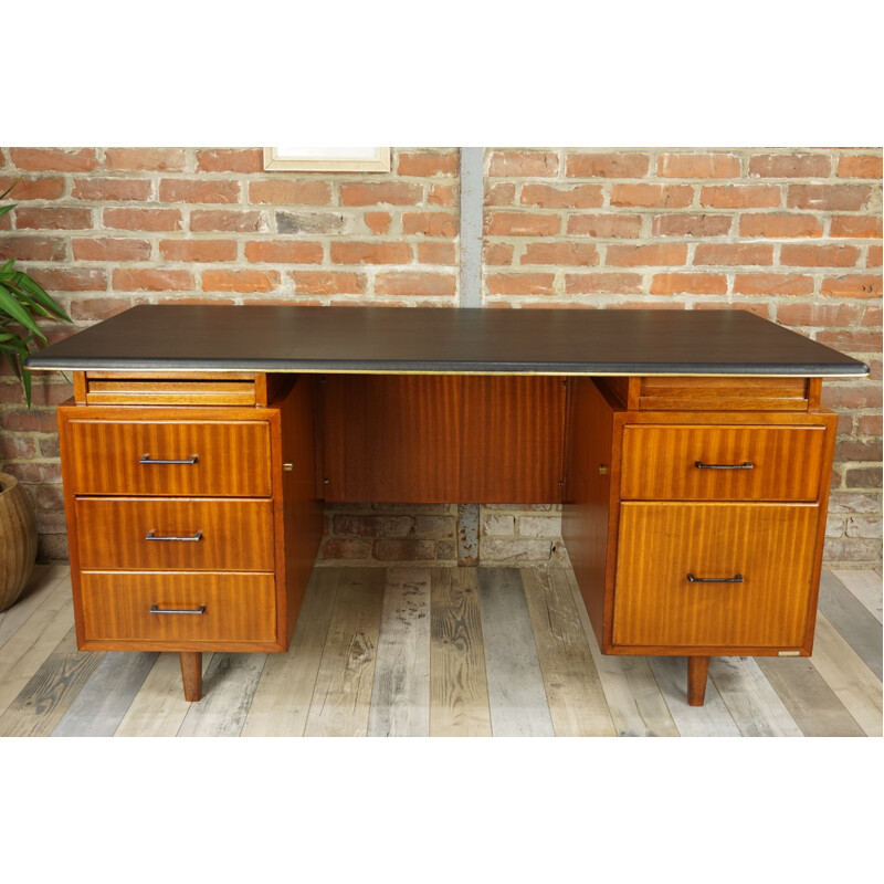 Vintage teak desk by Waendendries for Burwood - 1950s