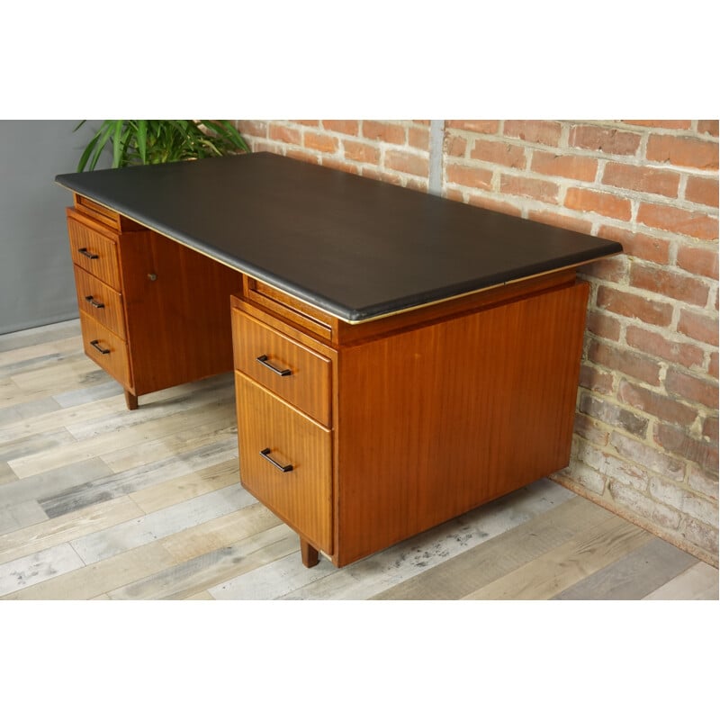 Vintage teak desk by Waendendries for Burwood - 1950s